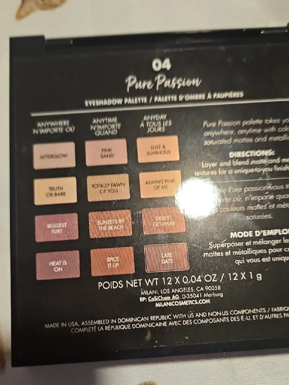 Milani Warm Copper & Brown Eyeshadow Palette